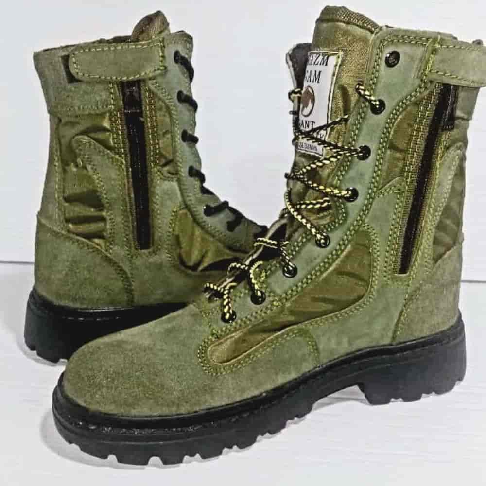 Putin Timberland with leather and tarpaulin